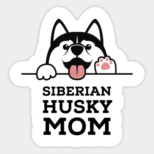 Siberian Husky Mom, Husky mask, Husky gift, Husky mom, Husky owner gift, Husky lover gift,  Husky funny, Siberian husky owner gifts Sticker